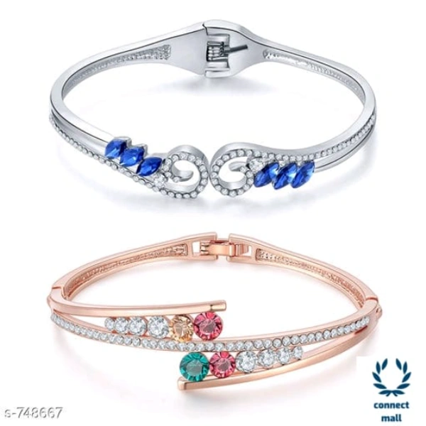 Fancy Standard Copper Bracelets - Free Size, Copper, Charm Bracellet, 2 Pieces of 1 Pack